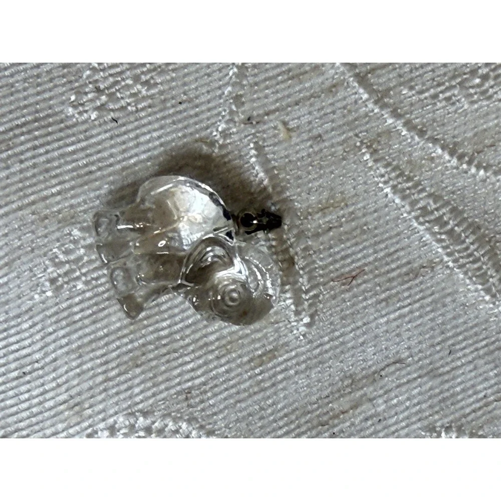 Swarovski Crystal Clear Elephant Figurine/‎ Pendant